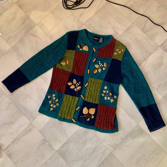 beautiful patchwork cardigan! - Picture 4 of 4